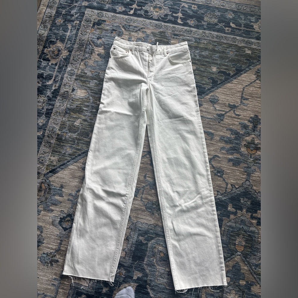 Zara Women's “The Big Daddy” jeans in White